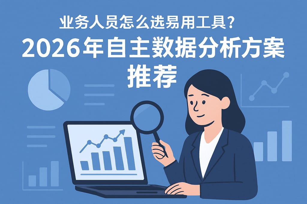业务人员怎么选易用工具？2026年自主数据分析方案推荐