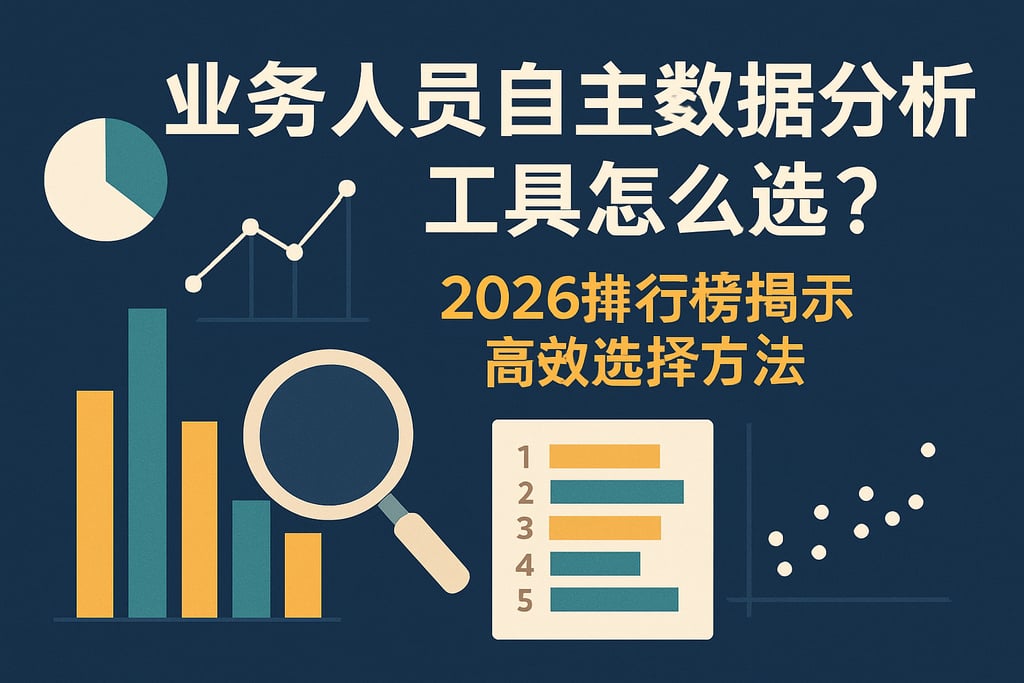 业务人员自主数据分析工具怎么选？2026排行榜揭示高效选择方法