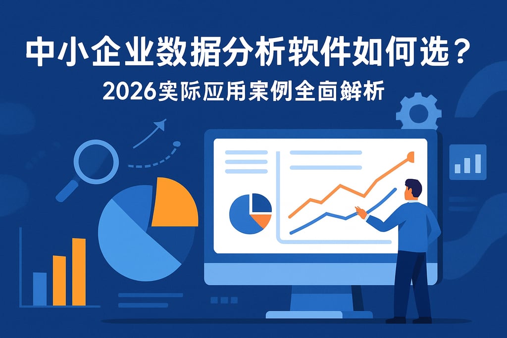 中小企业数据分析软件如何选？2026实际应用案例全面解析