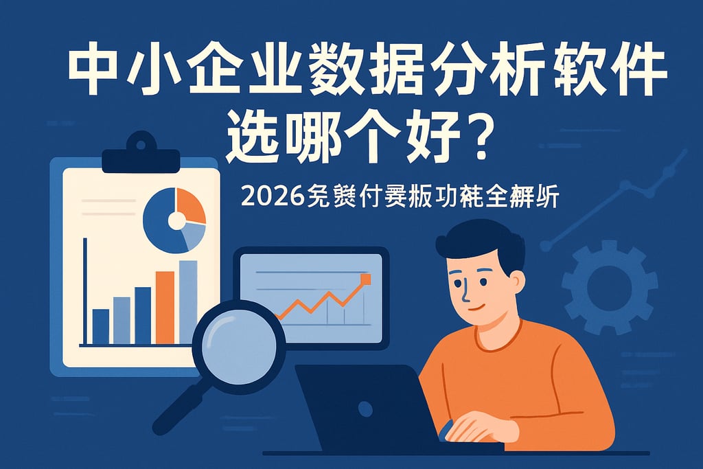 中小企业数据分析软件选哪个好？2026免费付费版功能全解析