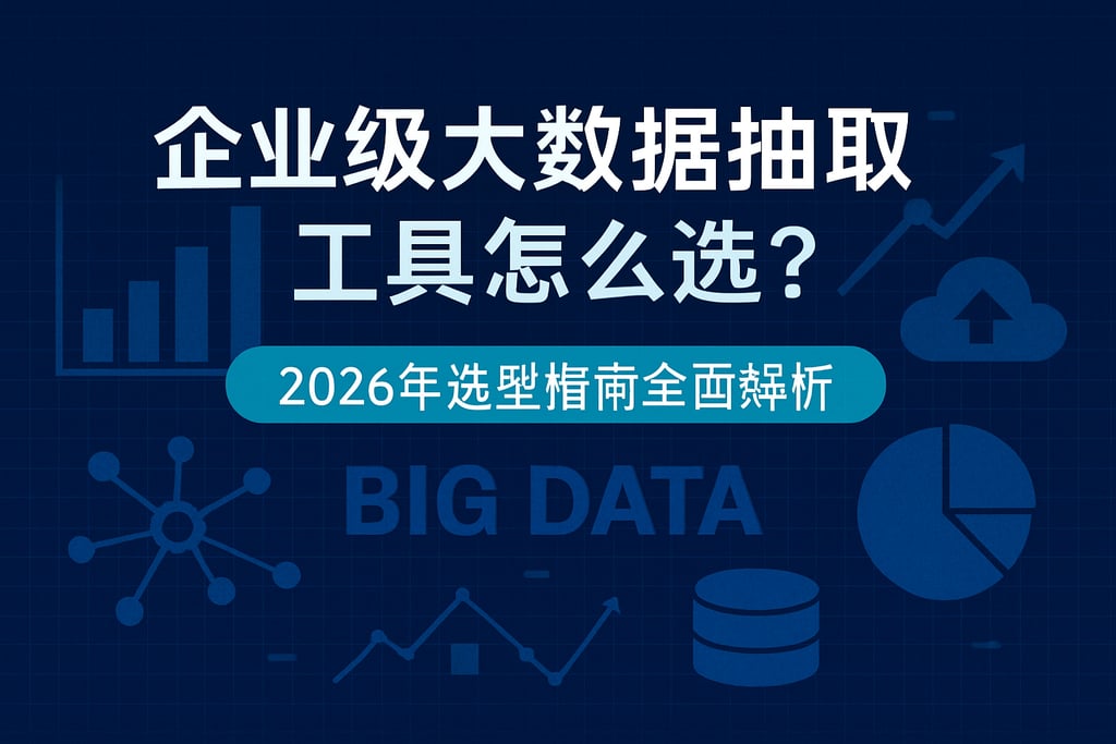 企业级大数据抽取工具怎么选？2026年选型指南全面解析