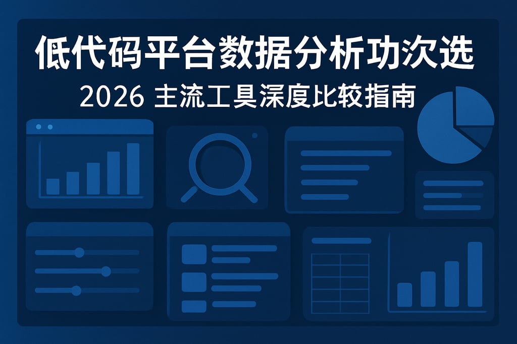 低代码平台数据分析功能怎么选？2026主流工具深度比较指南