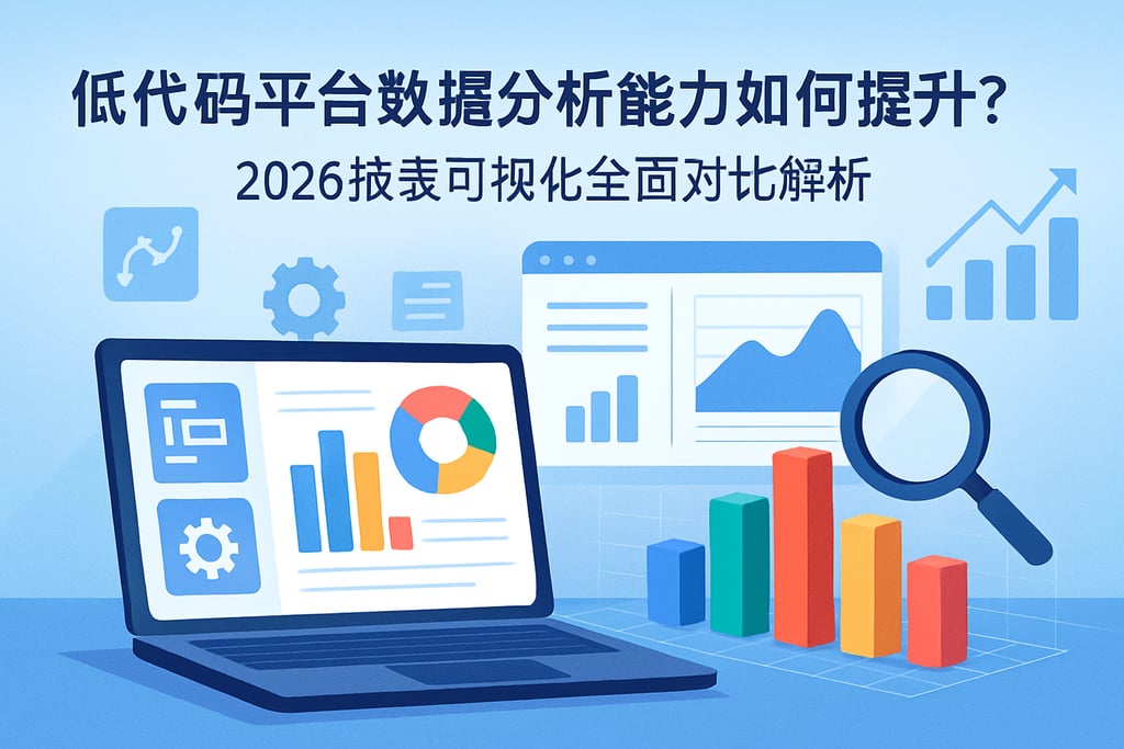 低代码平台数据分析能力如何提升？2026报表可视化全面对比解析