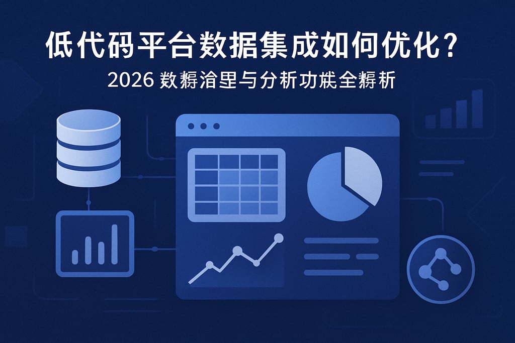 低代码平台数据集成如何优化？2026数据治理与分析功能全解析