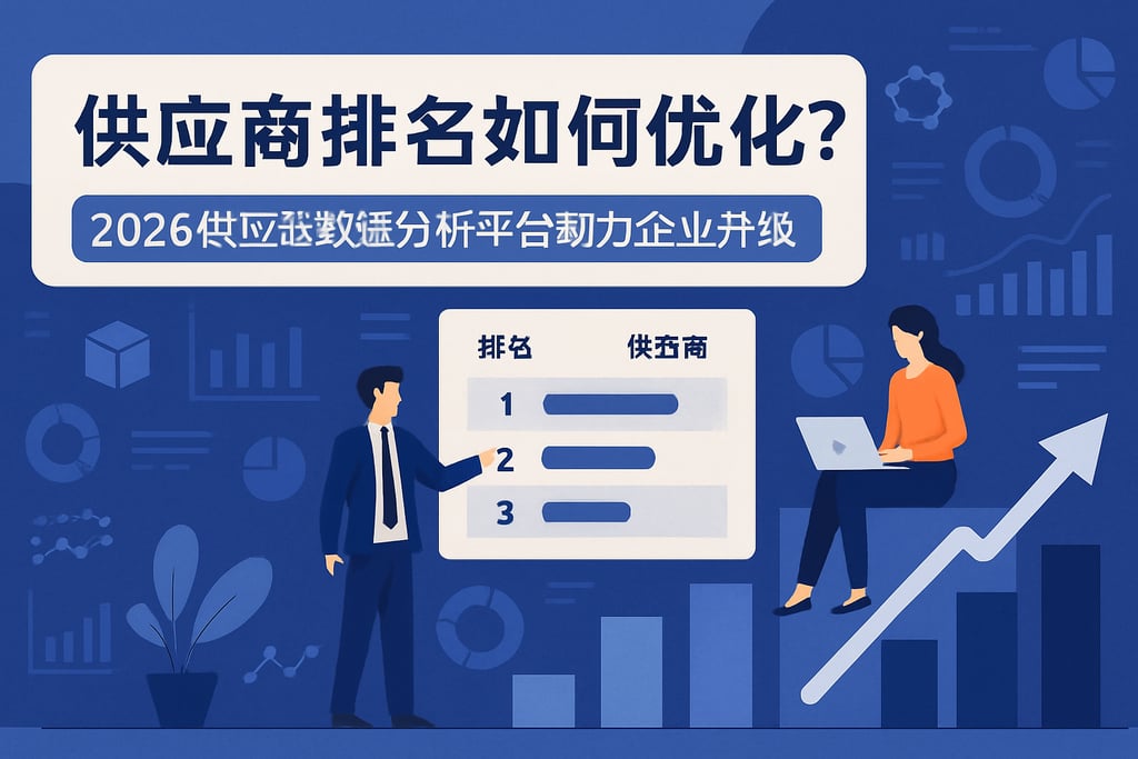 供应商排名如何优化？2026供应链数据分析平台助力企业升级