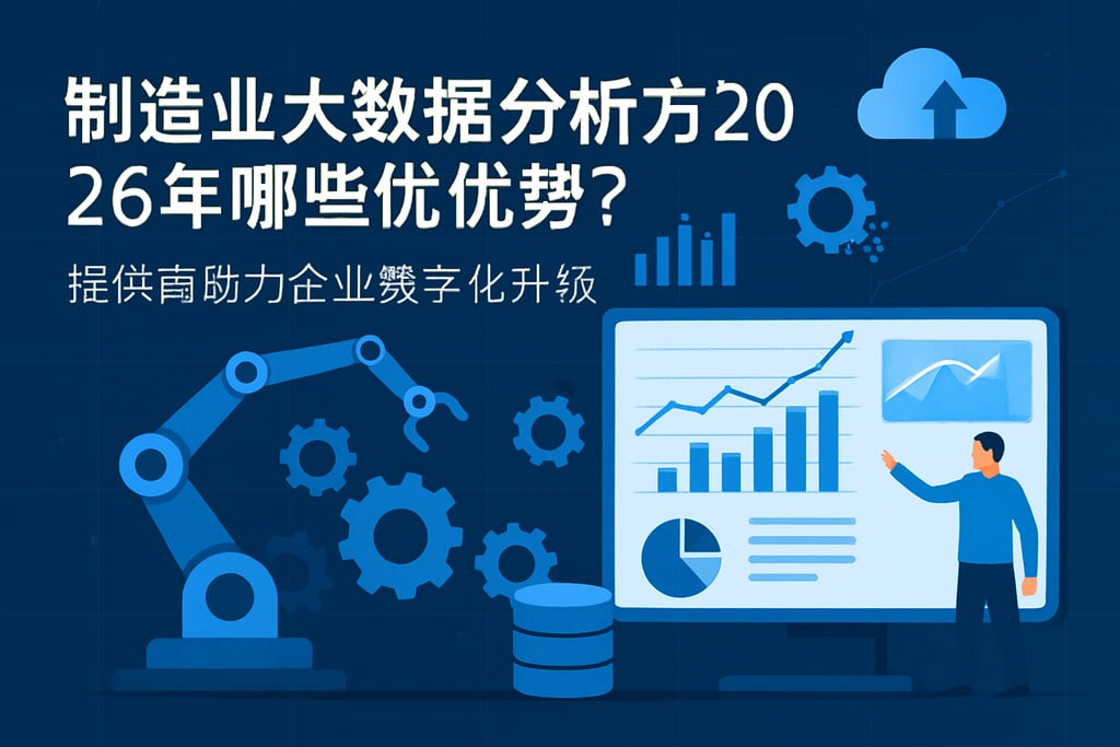 制造业大数据分析方案2026有哪些优势？提供商助力企业数字化升级