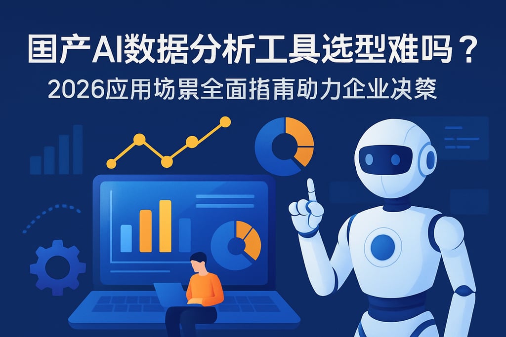 国产AI数据分析工具选型难吗？2026应用场景全面指南助力企业决策