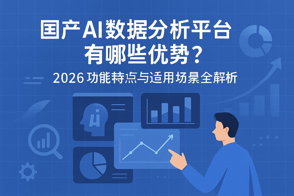 国产AI数据分析平台有哪些优势？2026功能特点与适用场景全解析