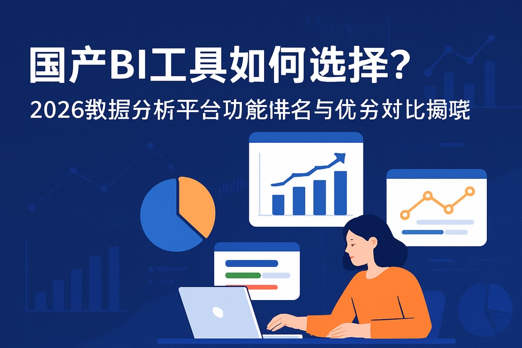 国产BI工具如何选择？2026数据分析平台功能排名与优劣对比揭晓