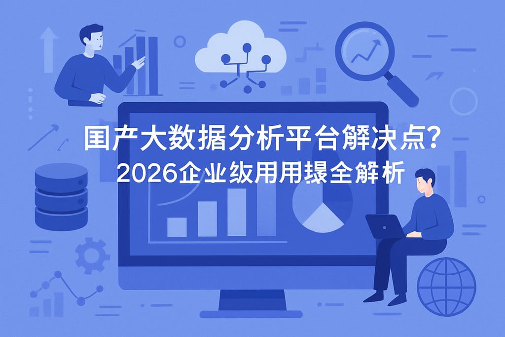 国产大数据分析平台能解决哪些痛点？2026企业级应用场景全解析