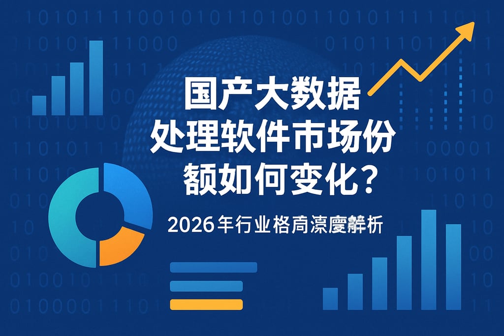 国产大数据处理软件市场份额如何变化？2026年行业格局深度解析