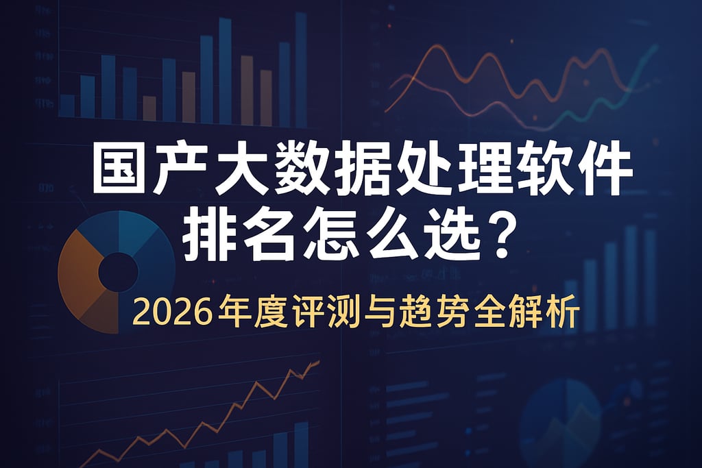 国产大数据处理软件排名怎么选？2026年度评测与趋势全解析