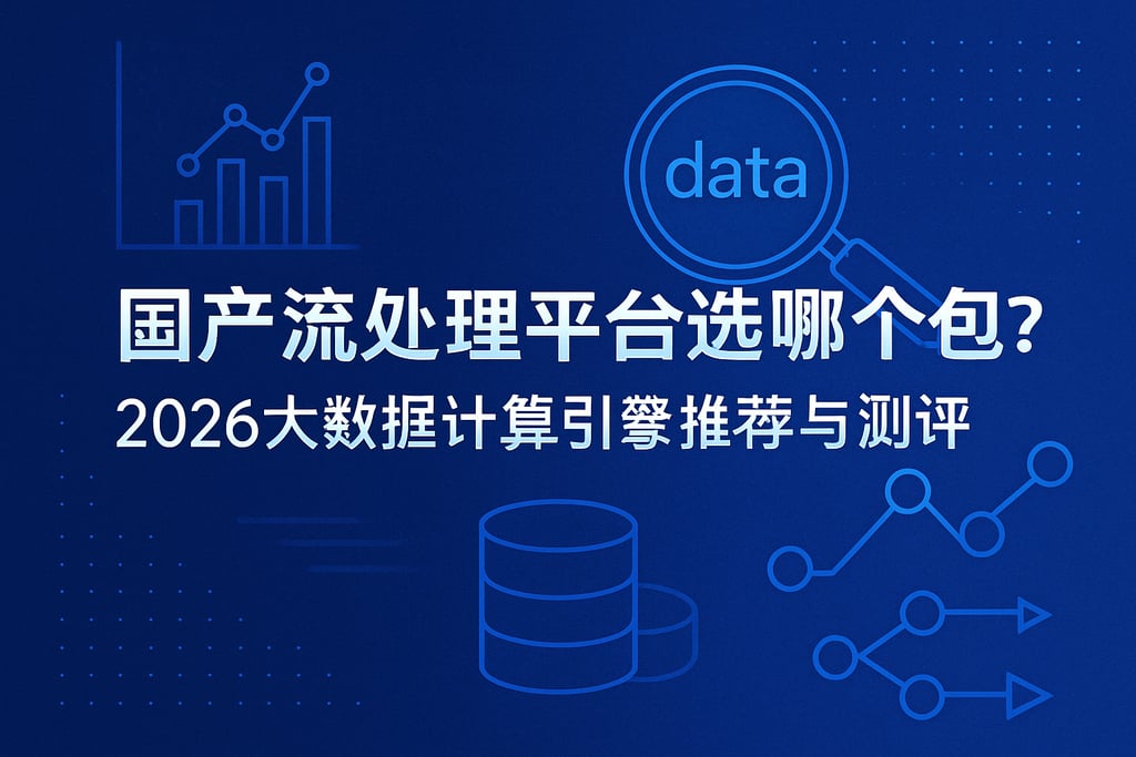 国产流处理平台选哪个好？2026大数据计算引擎推荐与测评