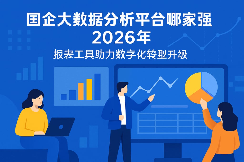 国企大数据分析平台哪家强2026？报表工具助力数字化转型升级
