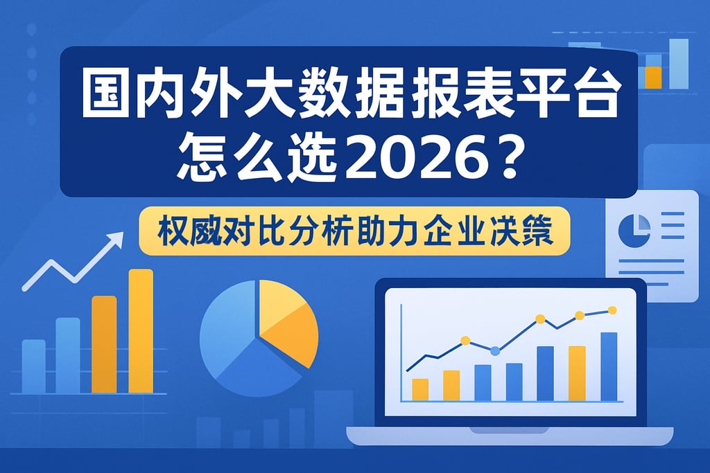 国内外大数据报表平台怎么选2026？权威对比分析助力企业决策
