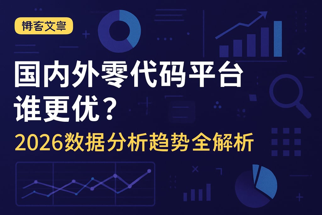 国内外零代码平台谁更优？2026数据分析趋势全解析