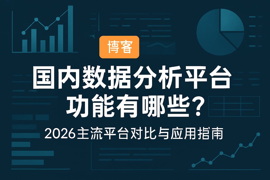 国内数据分析平台功能有哪些？2026主流平台对比与应用指南