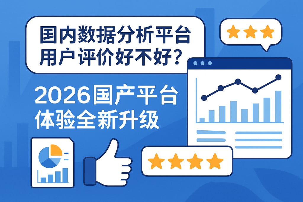 国内数据分析平台用户评价好不好？2026国产平台体验全新升级