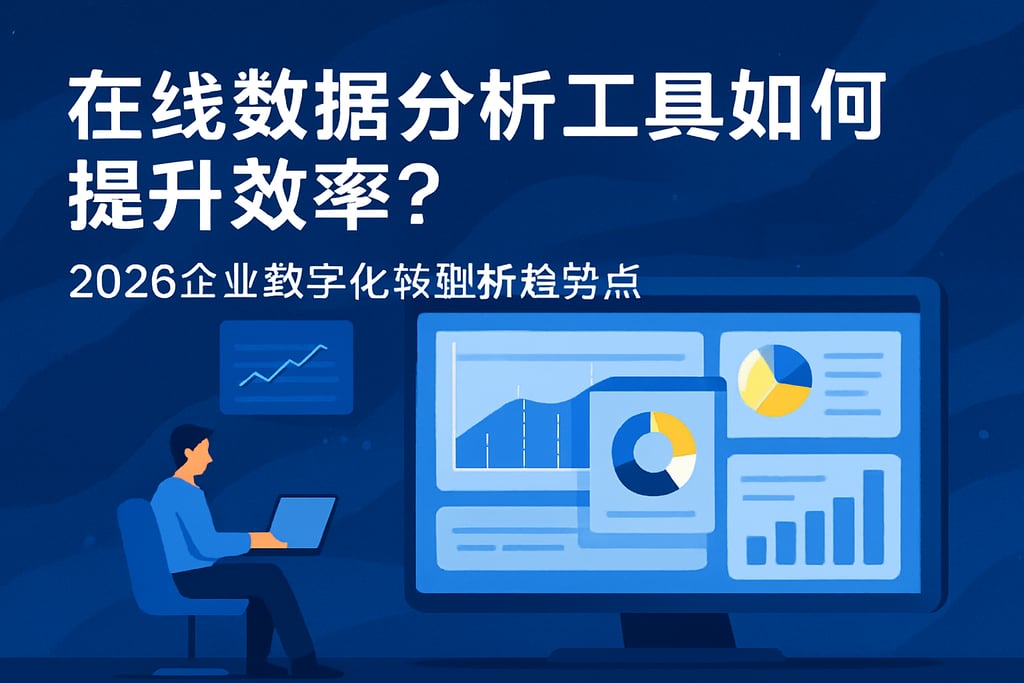 在线数据分析工具如何提升效率？2026企业数字化转型新趋势盘点