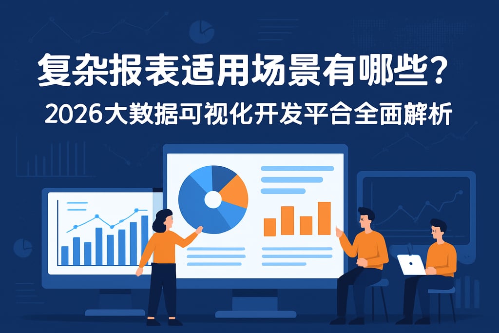 复杂报表适用场景有哪些？2026大数据可视化开发平台全面解析