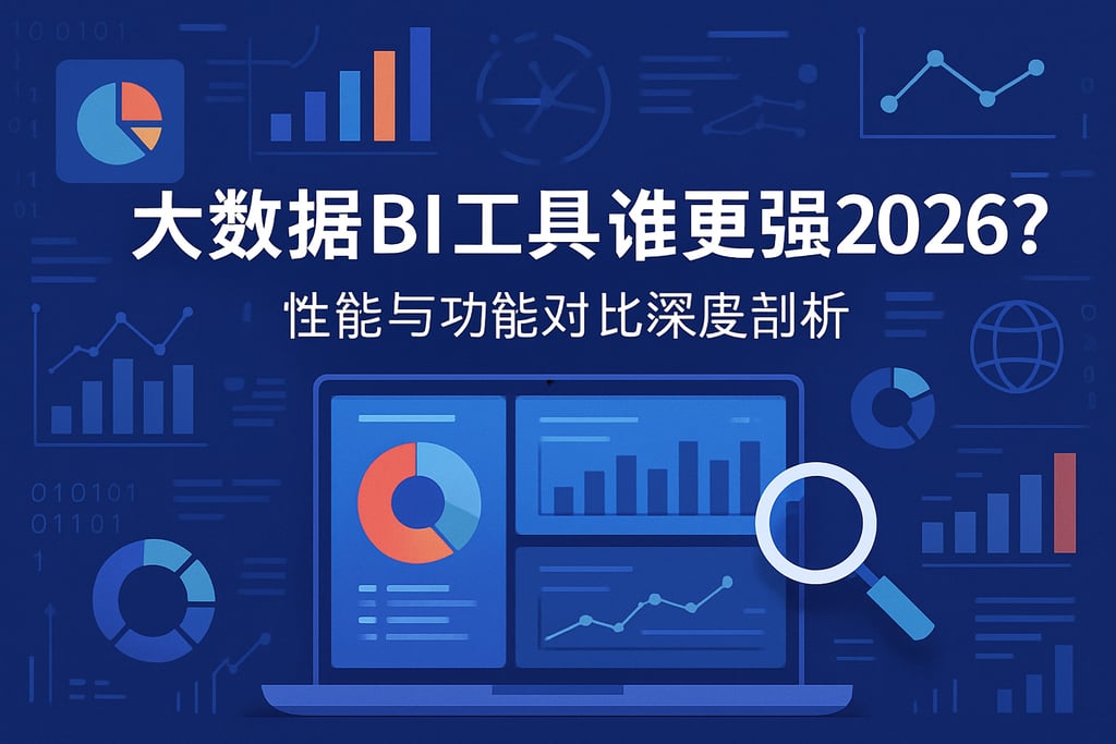 大数据BI工具谁更强2026？性能与功能对比深度剖析