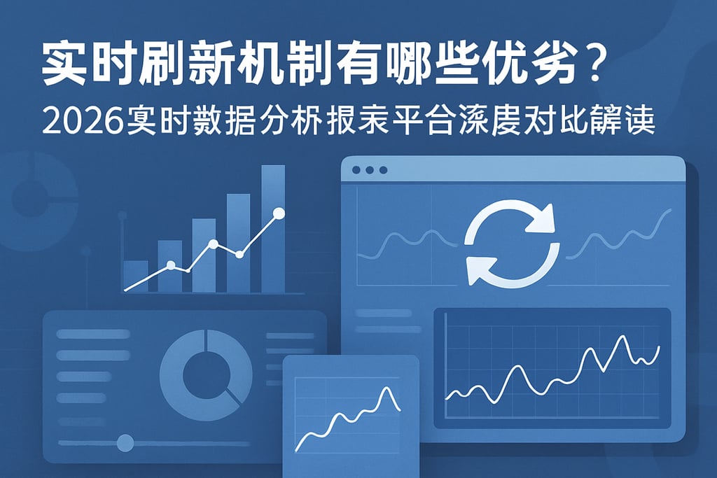 实时刷新机制有哪些优劣？2026实时数据分析报表平台深度对比解读