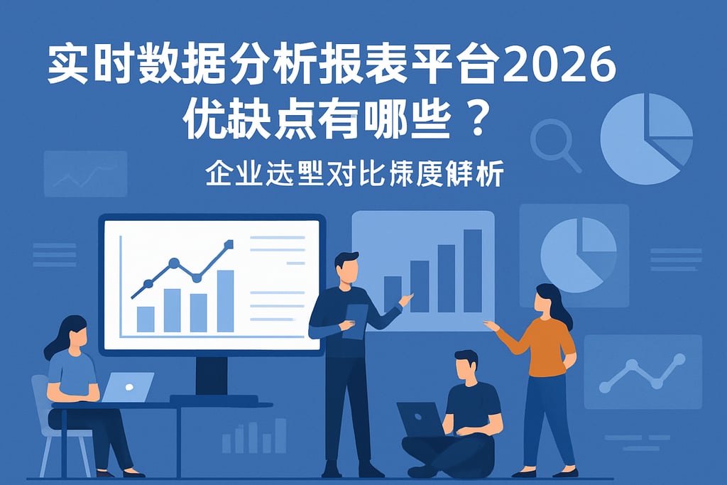 实时数据分析报表平台2026优缺点有哪些？企业选型对比深度解析