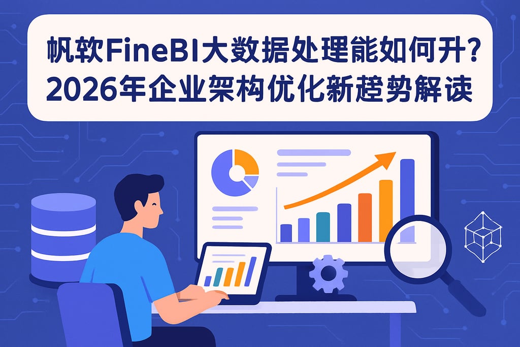 帆软FineBI大数据处理性能如何提升？2026年企业架构优化新趋势解读