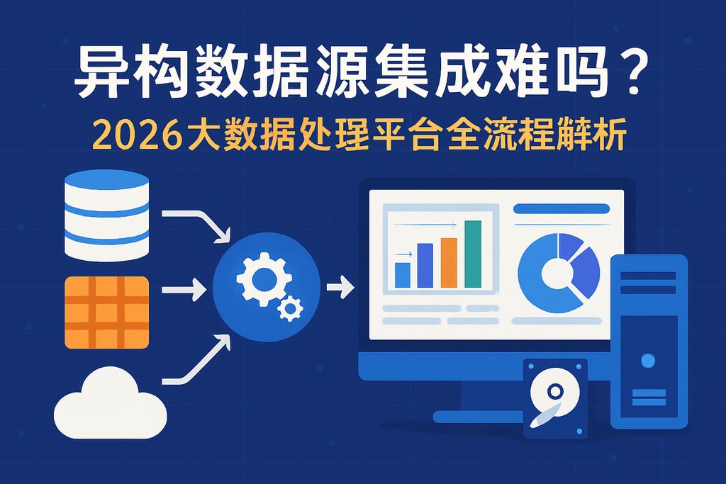 异构数据源集成难吗？2026大数据处理平台全流程解析