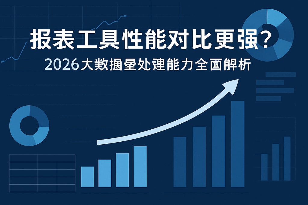 报表工具性能对比谁更强？2026大数据量处理能力全面解析