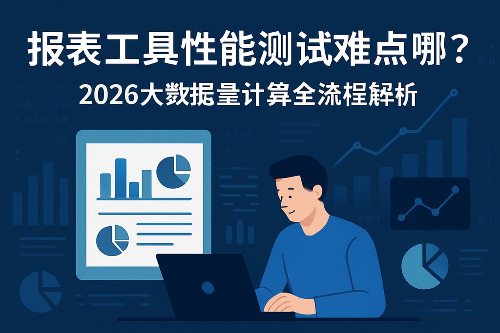 报表工具性能测试难点有哪些？2026大数据量计算全流程解析