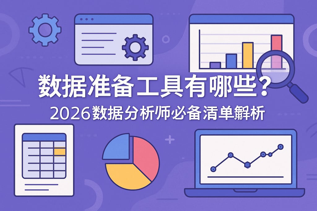 数据准备工具有哪些？2026数据分析师必备清单解析