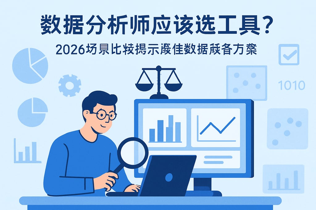 数据分析师应该如何选工具？2026场景对比揭示最佳数据准备方案
