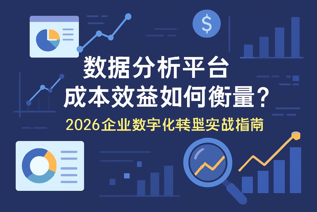 数据分析平台成本效益如何衡量？2026企业数字化转型实战指南