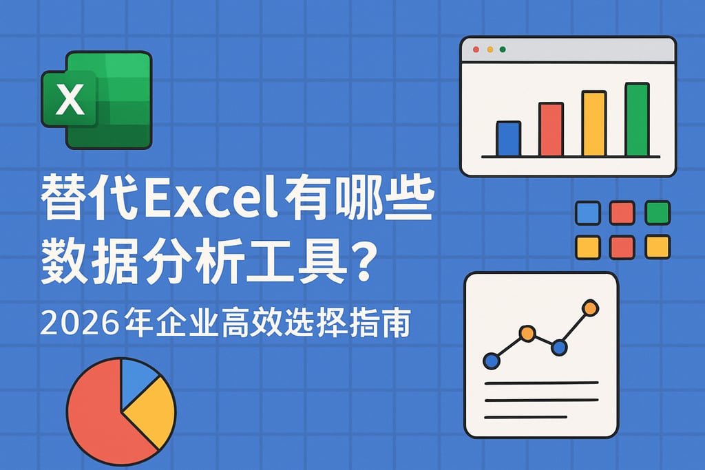 替代Excel有哪些数据分析工具？2026年企业高效选择指南