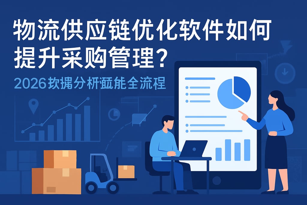 物流供应链优化软件如何提升采购管理？2026数据分析赋能全流程