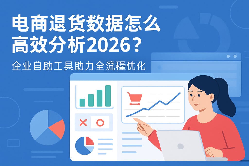 电商退货数据怎么高效分析2026？企业自助工具助力全流程优化