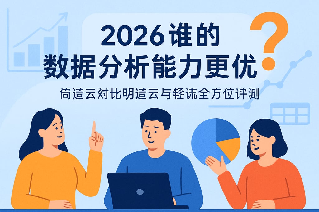谁的数据分析能力更优2026？简道云对比明道云与轻流全方位评测