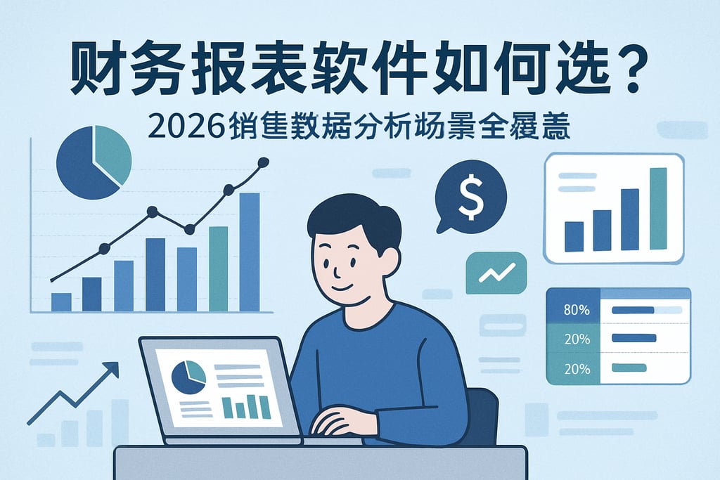 财务报表软件如何选？2026销售数据分析场景全覆盖