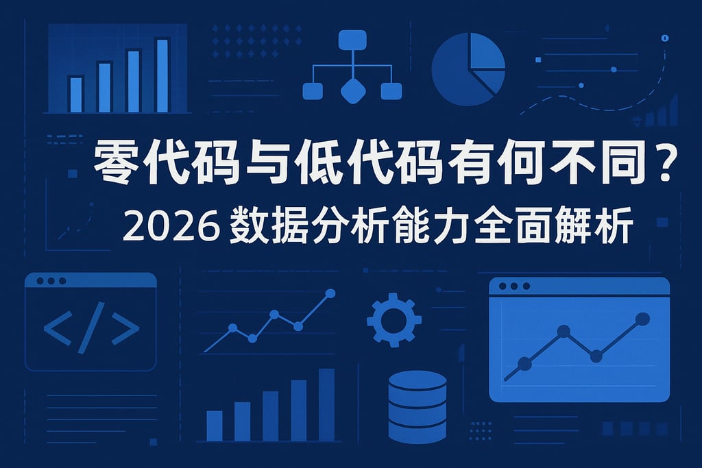 零代码与低代码有何不同？2026数据分析能力全面解析