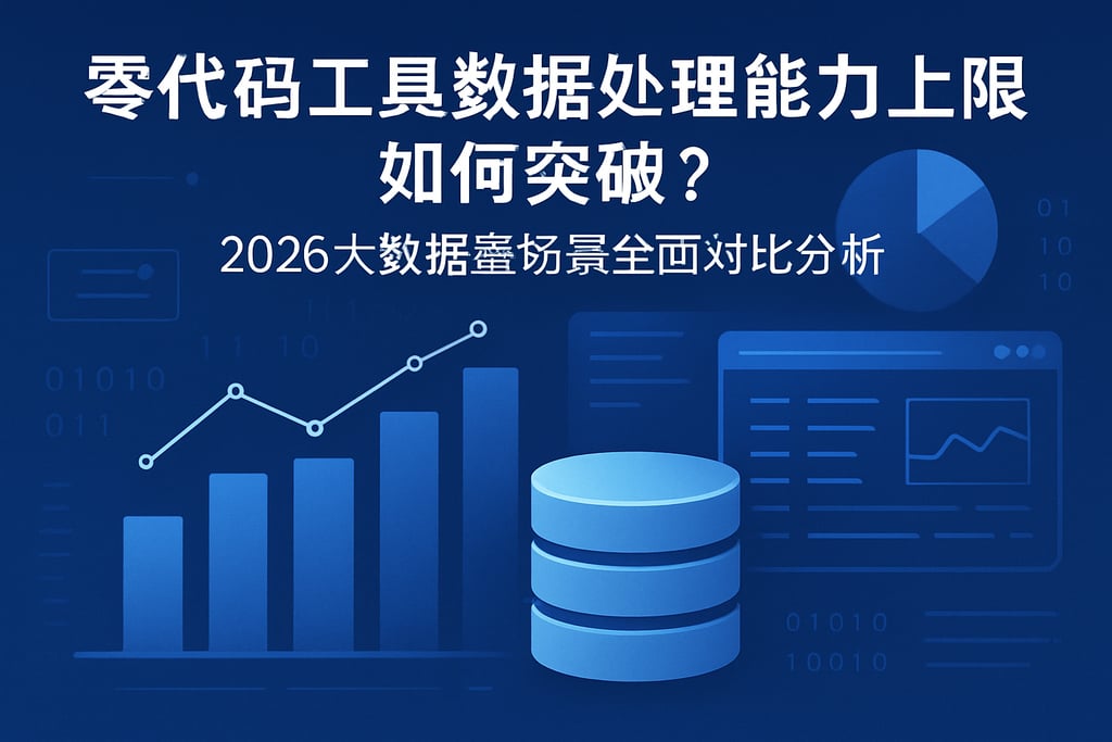 零代码工具数据处理能力上限如何突破？2026大数据量场景全面对比分析