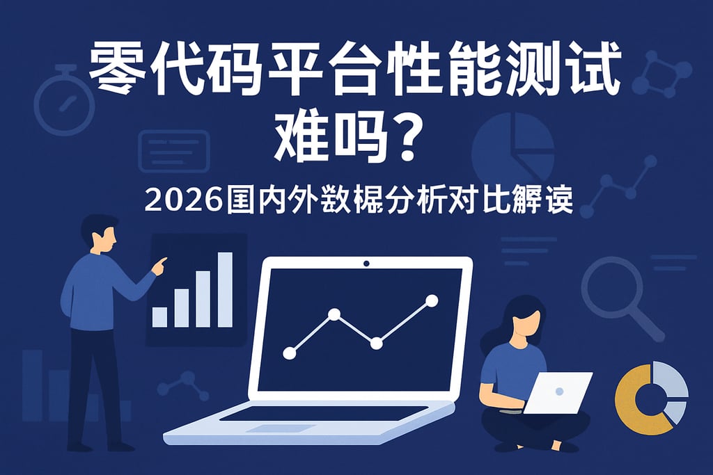 零代码平台性能测试难吗？2026国内外数据分析对比解读