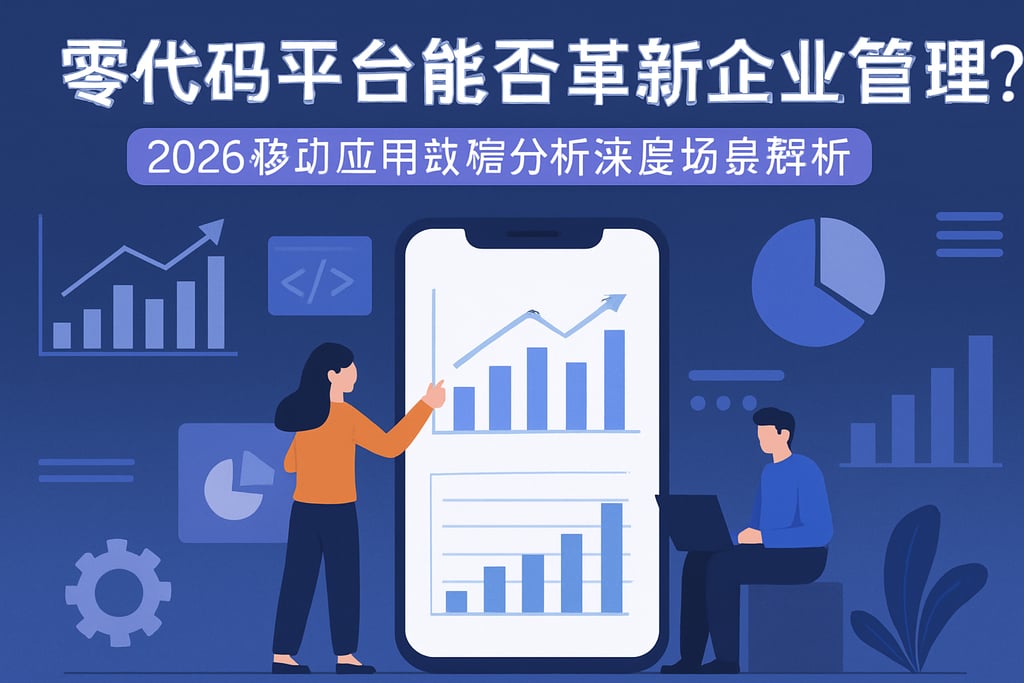 零代码平台能否革新企业管理？2026移动应用数据分析深度场景解析