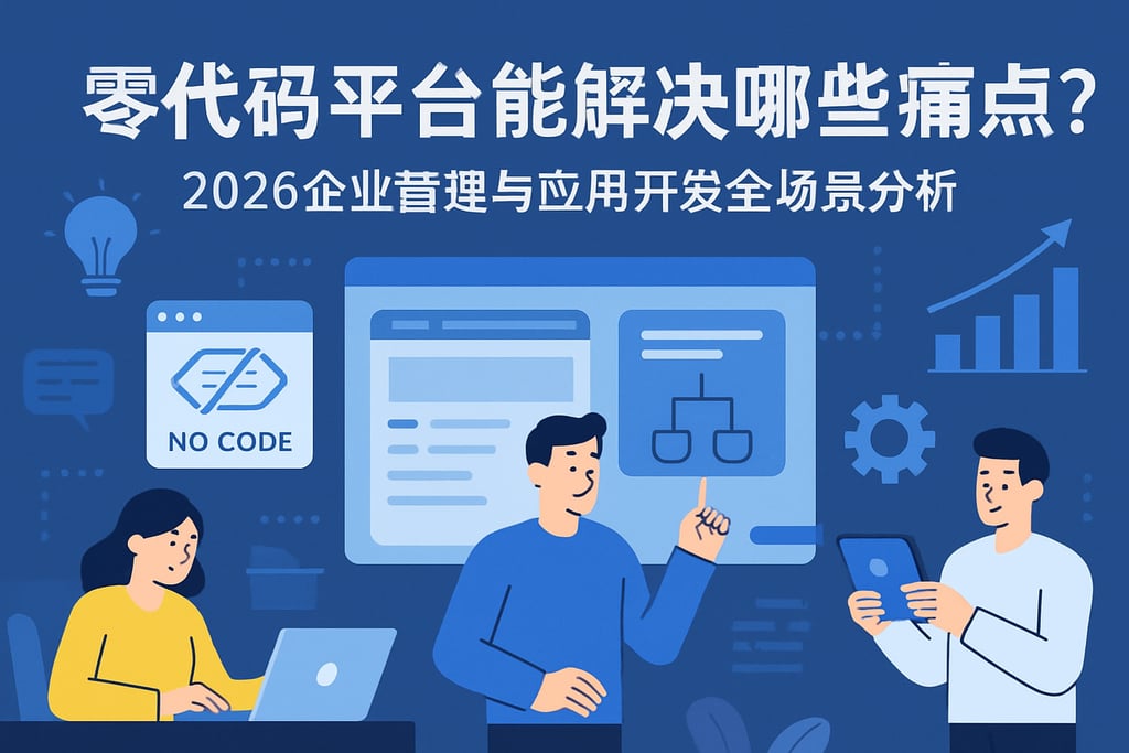 零代码平台能解决哪些痛点？2026企业管理与应用开发全场景分析