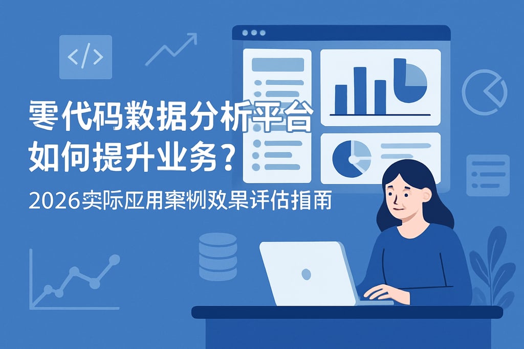 零代码数据分析平台如何提升业务？2026实际应用案例效果评估指南
