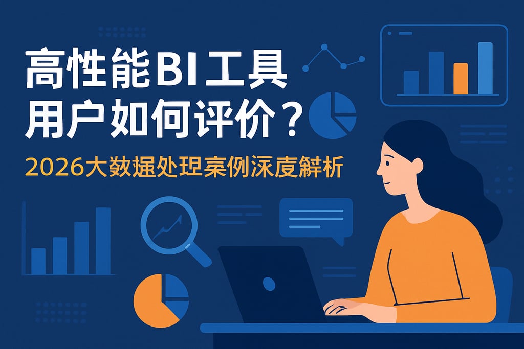 高性能BI工具用户如何评价？2026大数据处理案例深度解析
