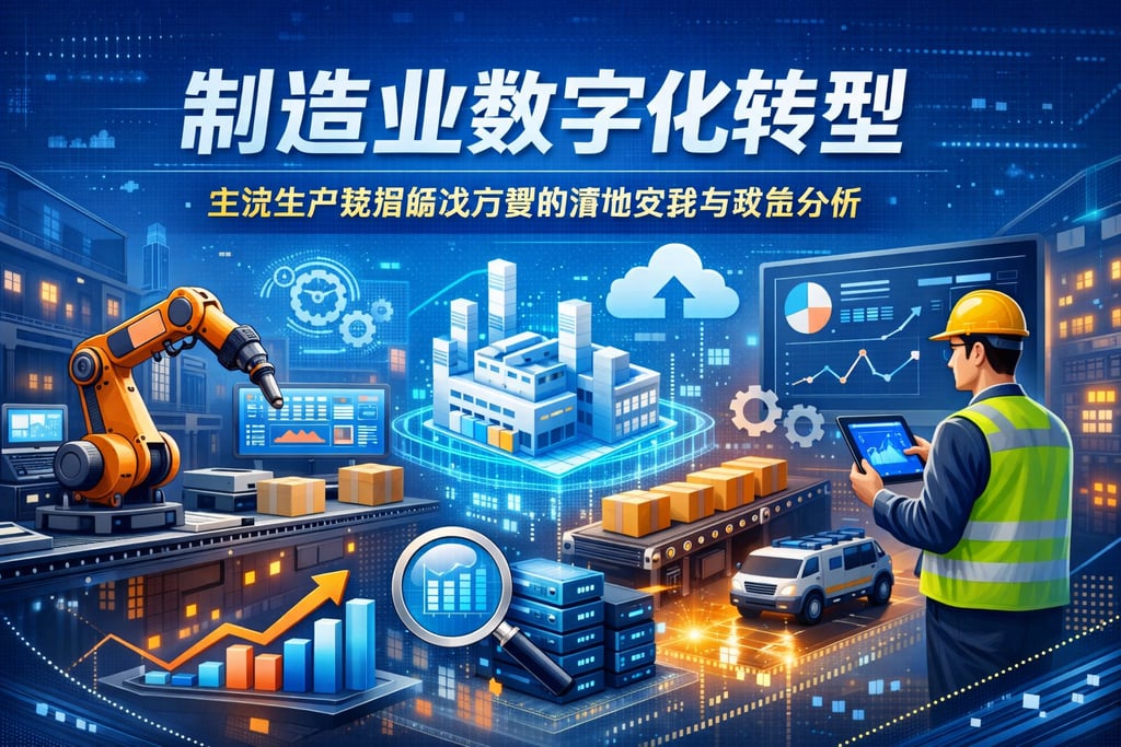 制造业数字化转型：主流生产数据解决方案的落地实践与效益分析