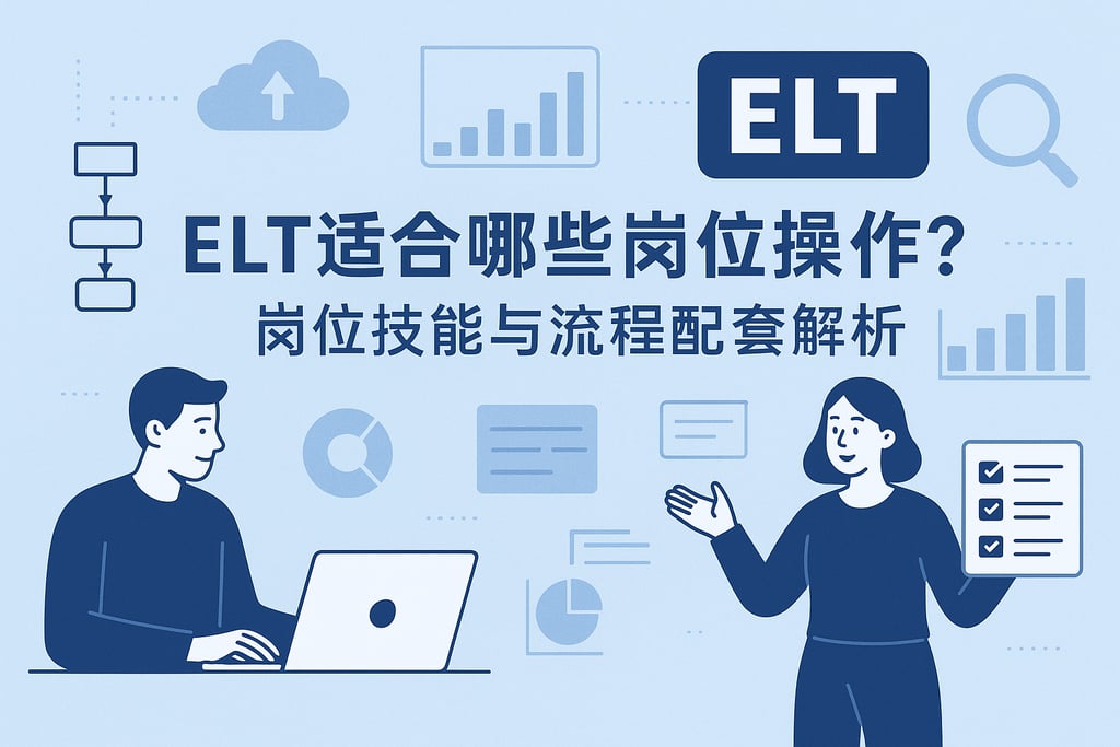 ELT适合哪些岗位操作？岗位技能与流程配套解析
