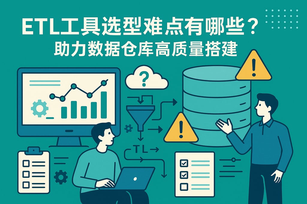 ETL工具选型难点有哪些？助力数据仓库高质量搭建