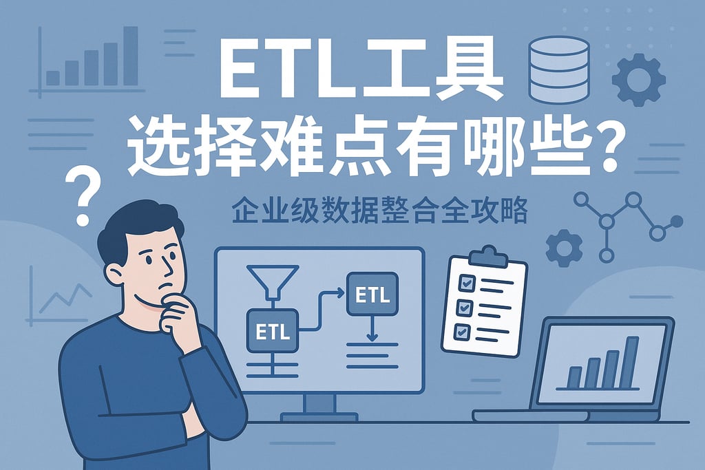 ETL工具选择难点有哪些？企业级数据整合全攻略